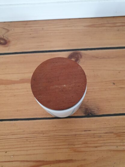 Skål med teak låg - Billede 2