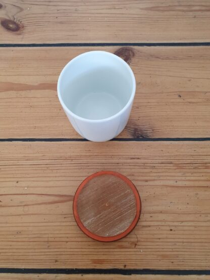 Skål med teak låg - Billede 3
