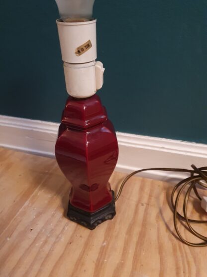 Kinesisk lignende lampe i porcelæn - Image 2