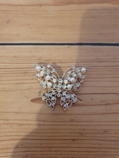 Retro sommerfugle broche