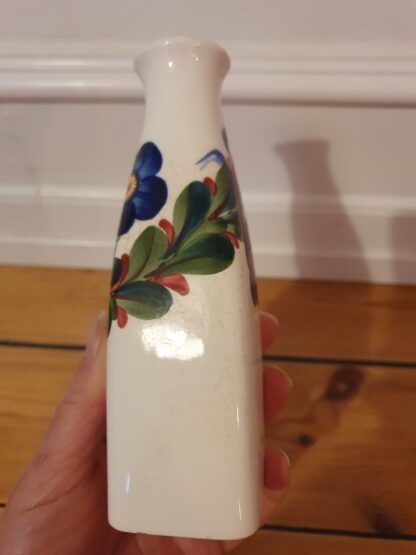 Aluminia vase med skår - Billede 3