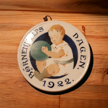 Børnehjælpsdags platte 1922