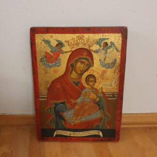 Religiøst træ relief