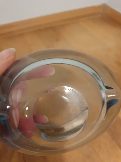 Holmegaard askebæger i blåt glas - Billede 3