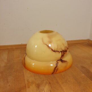 Rund vintage lampeskærm