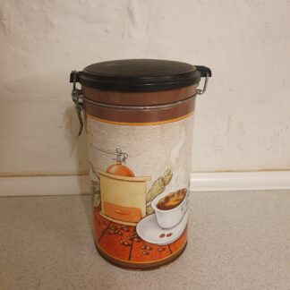 Vintage kaffedåse i metal