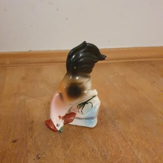 Vintage høne i porcelæn