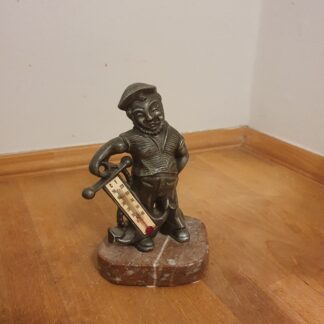 Figur af mand i messing