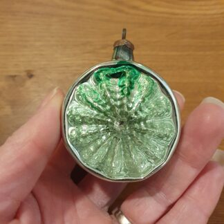 Vintage halv julekugle