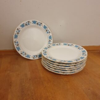 6 styks vintage kagetallerken