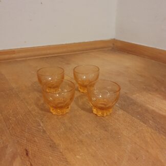 4 styks vintage glas