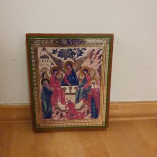 Religiøst billede i træ