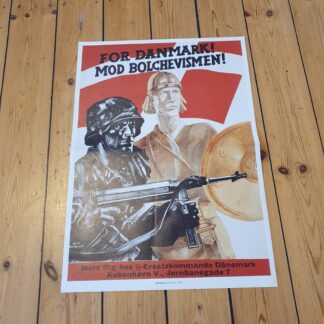 For Danmark! - Mod Bolchevismen plakat
