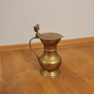 Messing kande, H 12 cm, B 10 cm