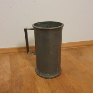 Tin krus, H 18 cm, B 13 cm