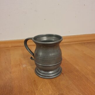 Tin kande, H 8,5 cm, B 9,5 cm