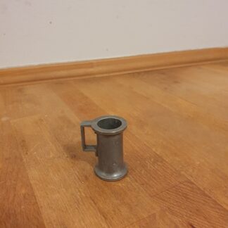 Lille tin kande, H 4 cm, B 3,5 cm