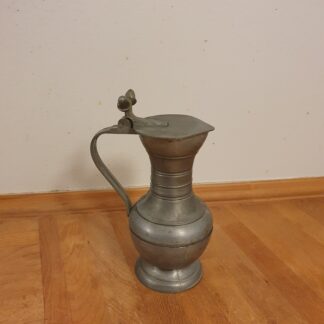 Tin kande, H 20 cm, B 14 cm