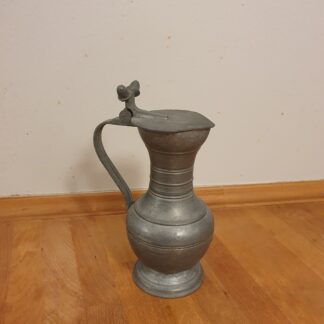 Tin kande, H 20 cm, B 14 cm