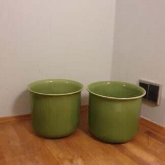 2 styks grønne krukker