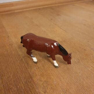 Brun hest, H 4,5 cm, B 8,5 cm