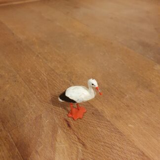 Stork, H 5 cm, B 4 cm