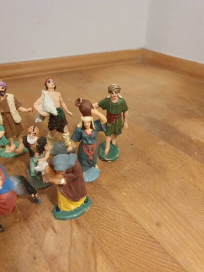 10 styks plastik figurer fra 70'erne - Billede 2