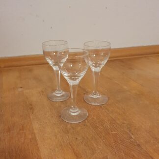 3 styks snapseglas