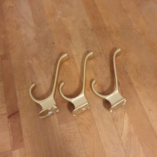 3 stk knager i messing