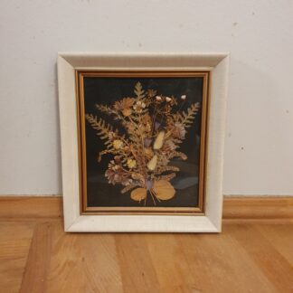 Indrammet tørre blomster