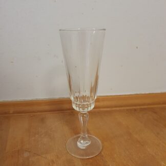Champagne glas med slibninger
