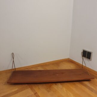 Hylde i teaktræ med vanger