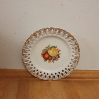 Tallerken/platte med blomster motiv