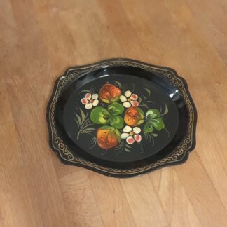 Lille fad med blomster motiv