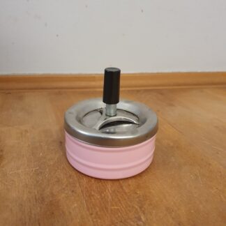 Lyserødt vintage askebæger
