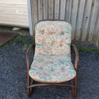 Vintage lænestol med hynde