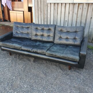 Vintage sovesofa i læder