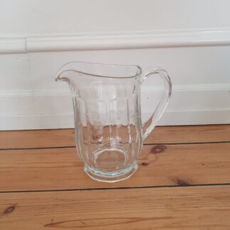 Vintage glaskande med slibninger