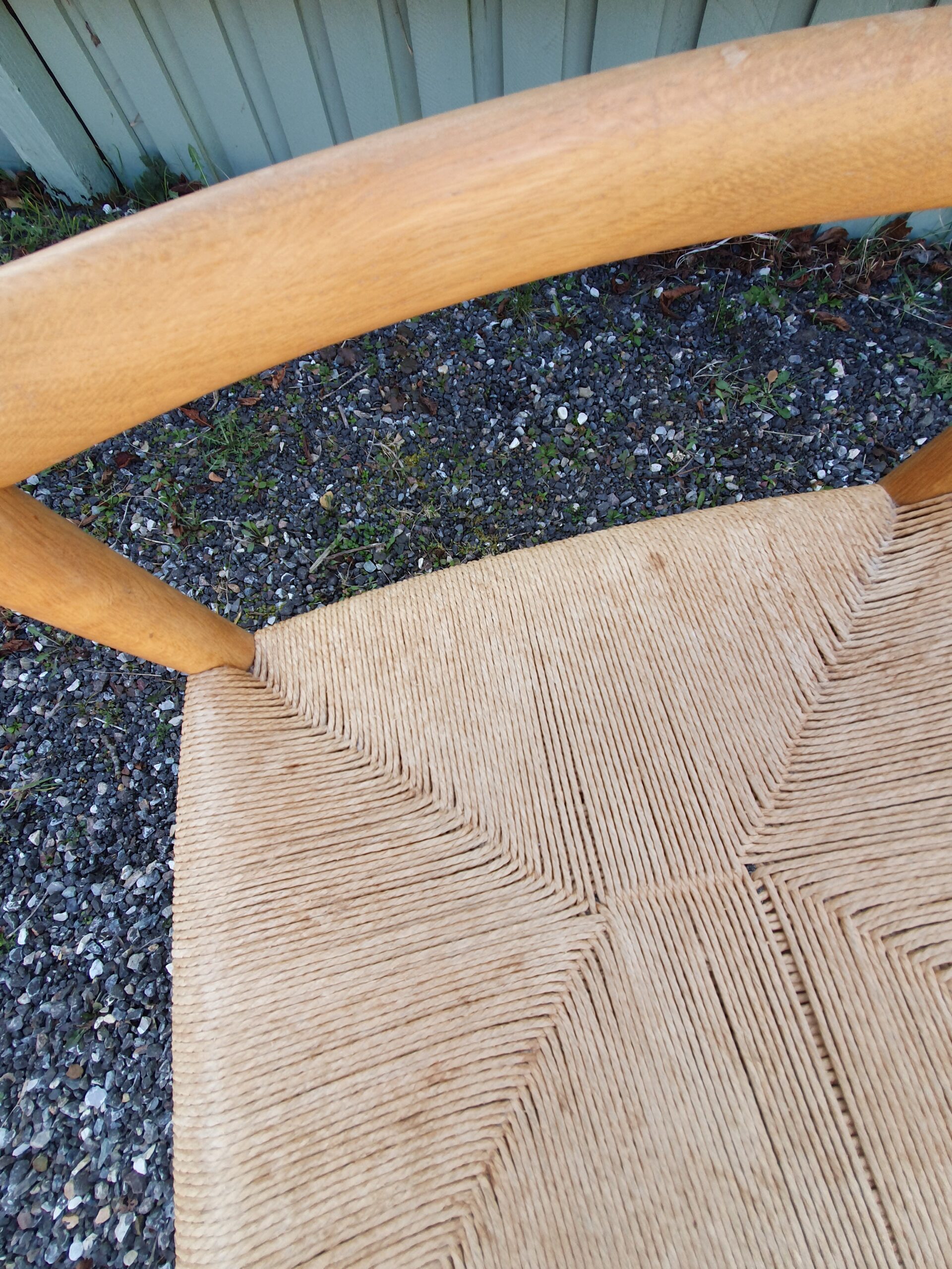 FBD stol i eg og flet - Billede 3