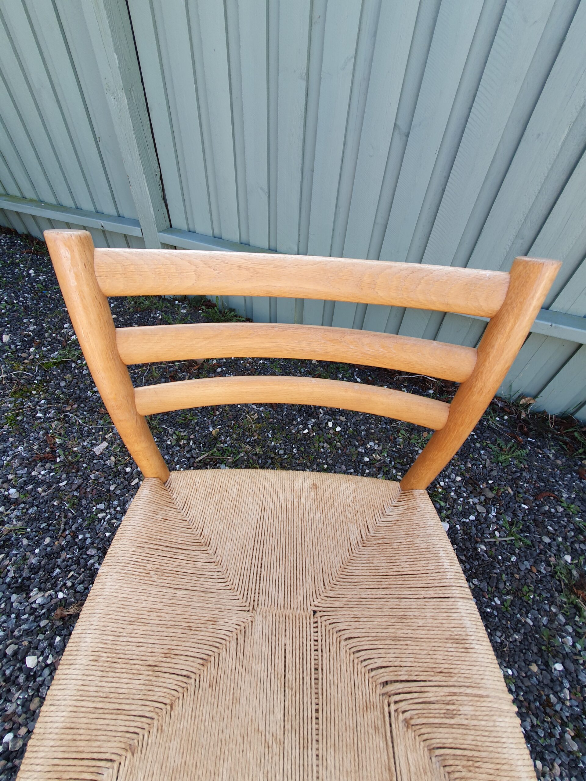 FBD stol i eg og flet - Billede 4