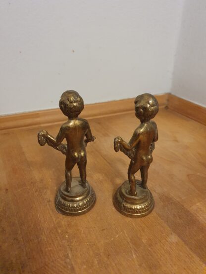 2 stk figurer i messing - Billede 3