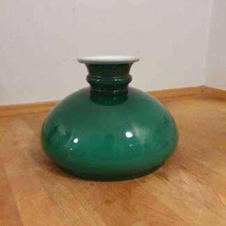 Grøn Holmegaard skærm i glas