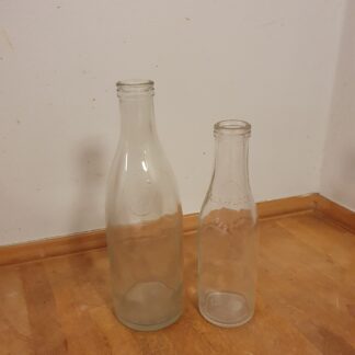2 stk mælke/flødeflasker