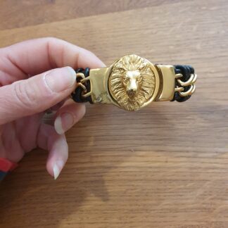 Armbånd med løve hoved i plastik