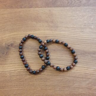 2 styks armbånd i træ