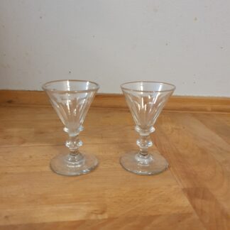 2 styks portvinsglas fra Anglais