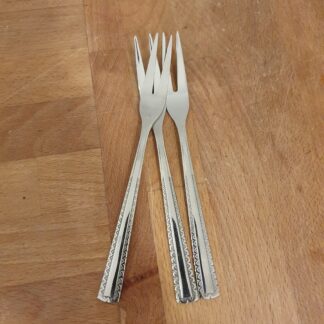 3 stk Edelstahl kagegaffel