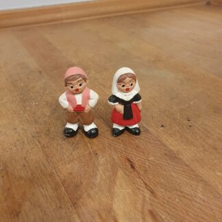 2 stk figurer i keramik