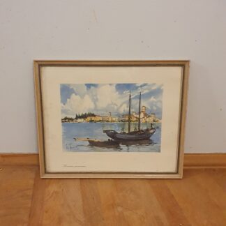 Indrammet print af Sirmone-Panorama