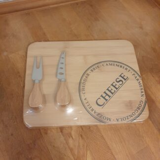 Cheese skærebræt inkl høvle